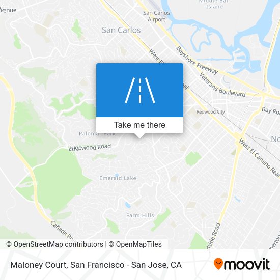 Maloney Court map