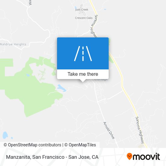Mapa de Manzanita