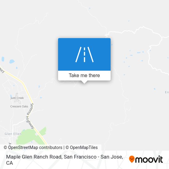 Mapa de Maple Glen Ranch Road