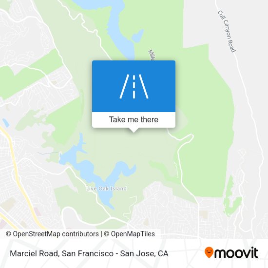Mapa de Marciel Road