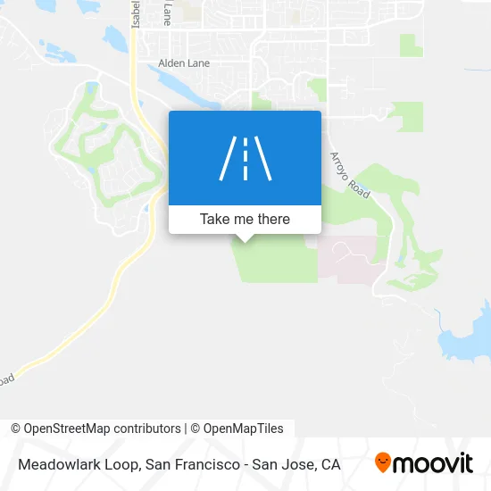 Meadowlark Loop map