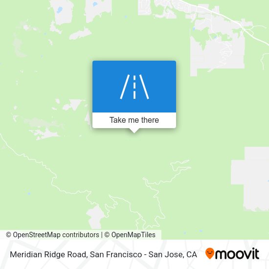 Meridian Ridge Road map