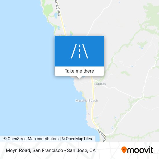 Mapa de Meyn Road