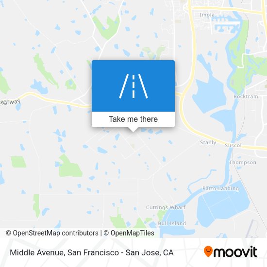 Mapa de Middle Avenue