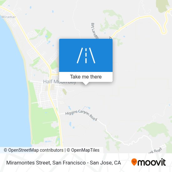 Mapa de Miramontes Street