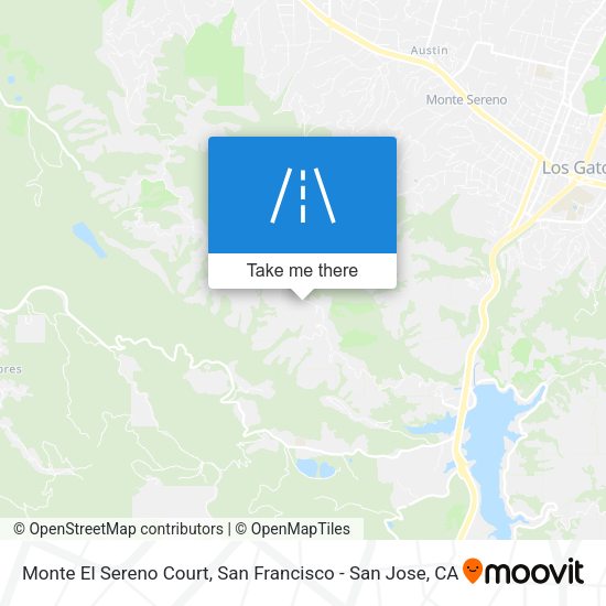 Mapa de Monte El Sereno Court