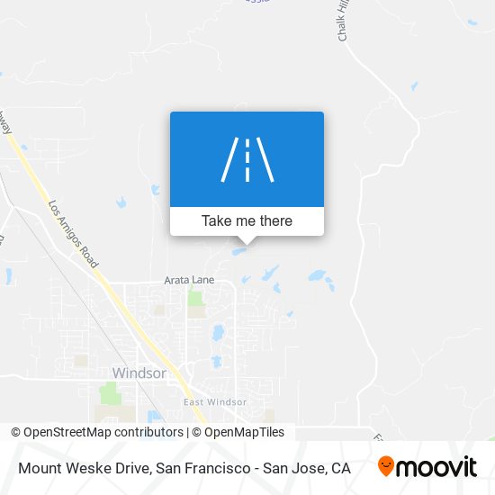 Mount Weske Drive map