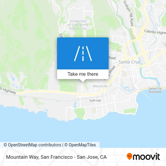 Mountain Way map