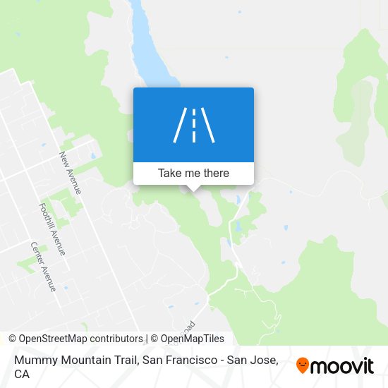Mapa de Mummy Mountain Trail