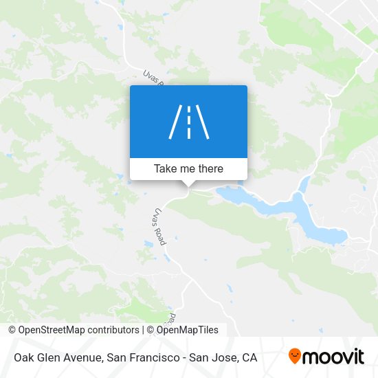 Mapa de Oak Glen Avenue