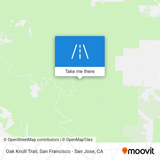 Oak Knoll Trail map