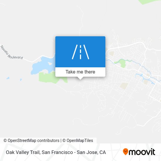 Mapa de Oak Valley Trail
