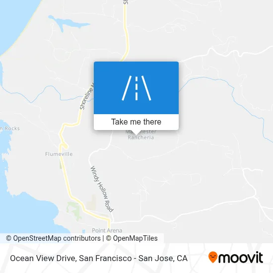 Ocean View Drive map