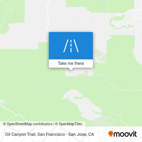 Mapa de Oil Canyon Trail