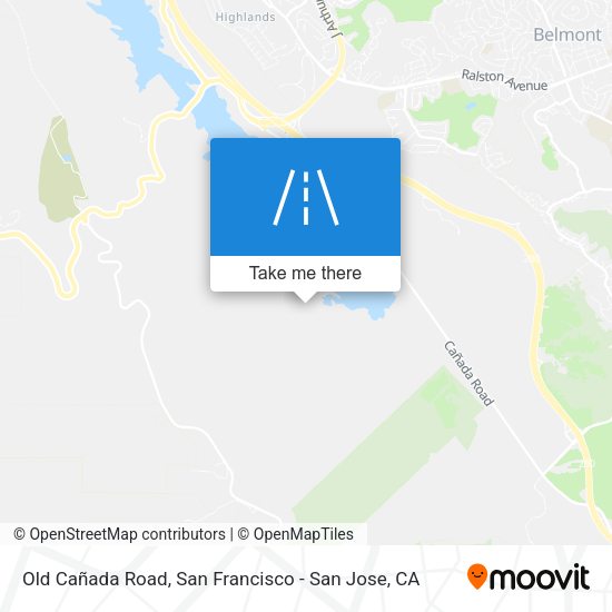 Mapa de Old Cañada Road