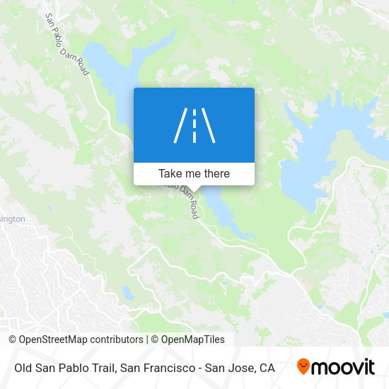 Mapa de Old San Pablo Trail