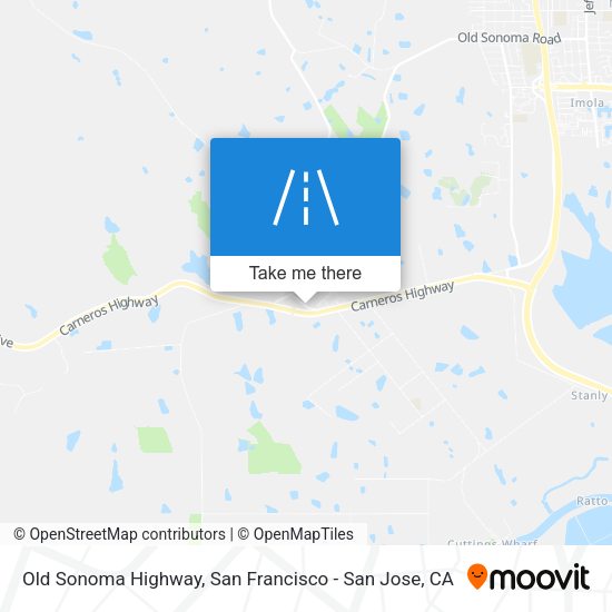 Mapa de Old Sonoma Highway