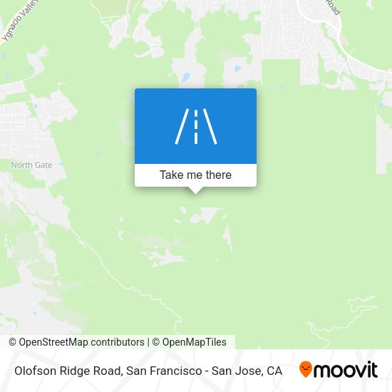 Mapa de Olofson Ridge Road