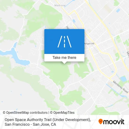 Open Space Authority Trail (Under Development) map