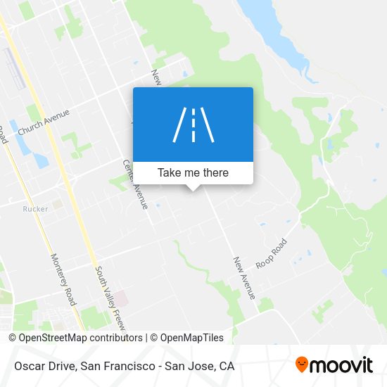 Oscar Drive map