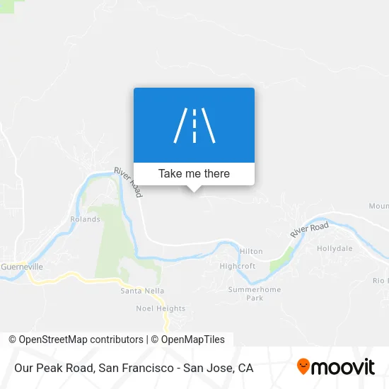 Mapa de Our Peak Road