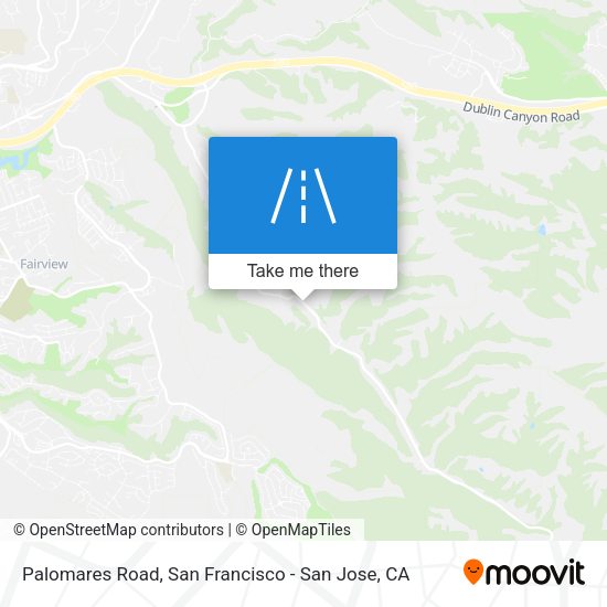 Mapa de Palomares Road