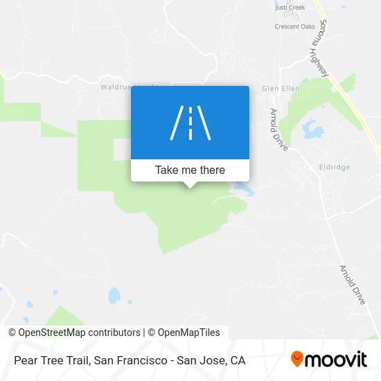 Pear Tree Trail map