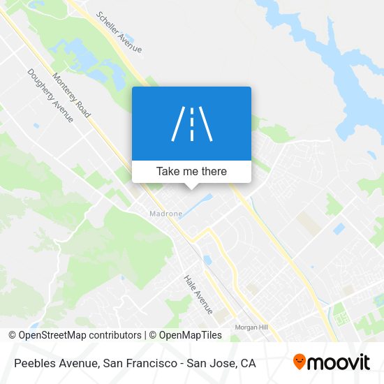 Peebles Avenue map