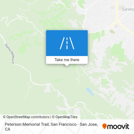 Peterson Memorial Trail map