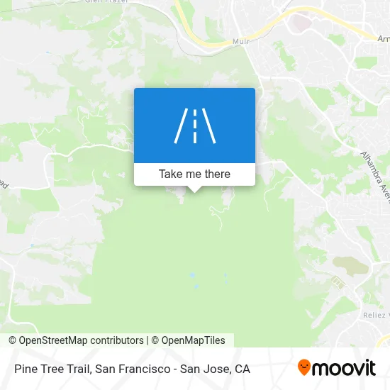 Pine Tree Trail map