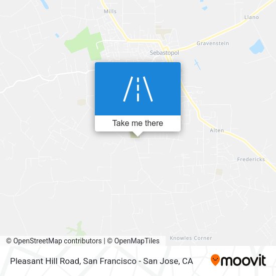 Pleasant Hill Road map