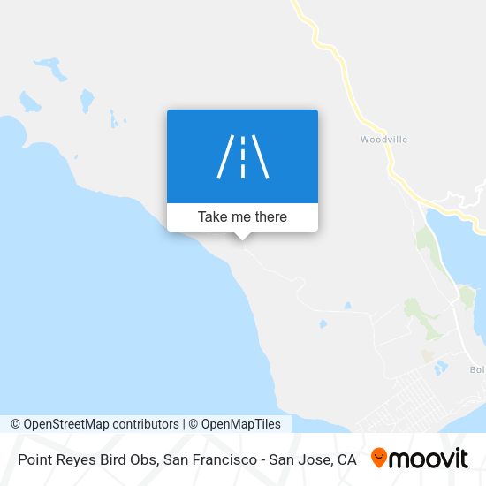 Point Reyes Bird Obs map