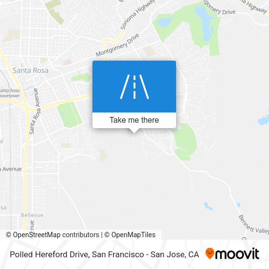 Polled Hereford Drive map