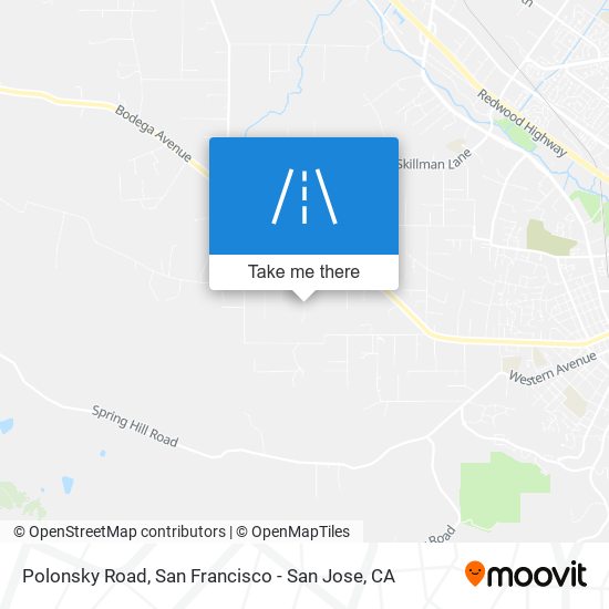 Mapa de Polonsky Road