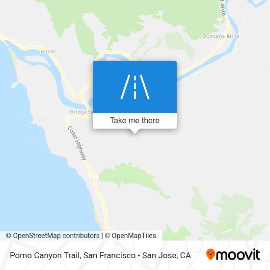 Mapa de Pomo Canyon Trail