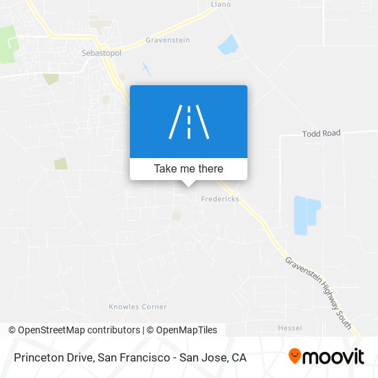 Mapa de Princeton Drive