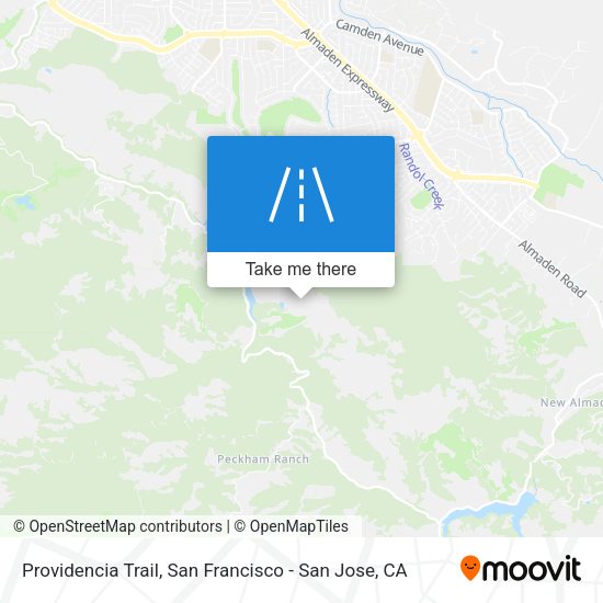 Providencia Trail map