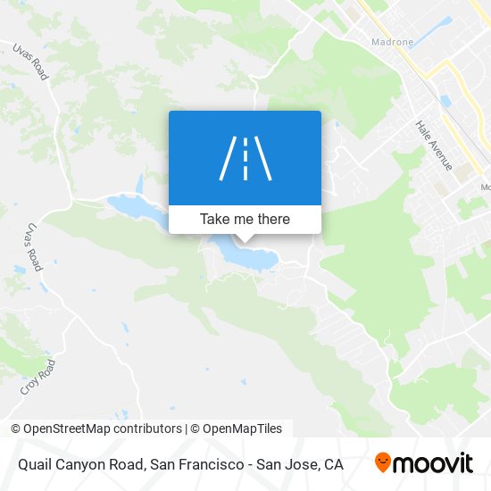 Quail Canyon Road map