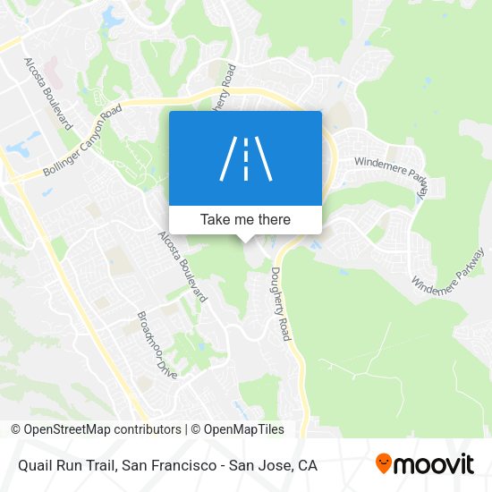 Mapa de Quail Run Trail