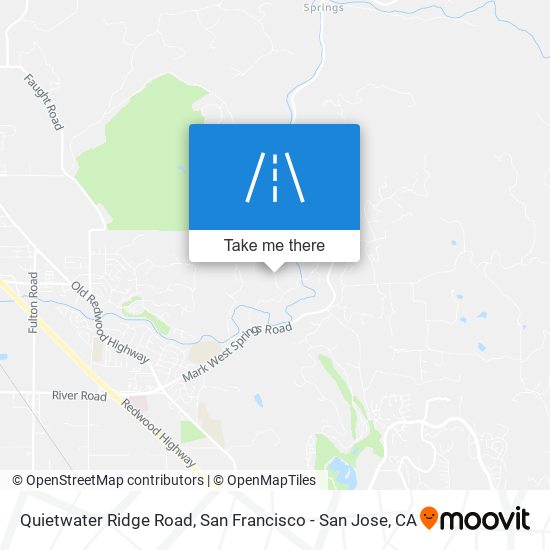 Quietwater Ridge Road map