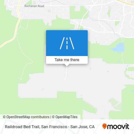 Raildroad Bed Trail map