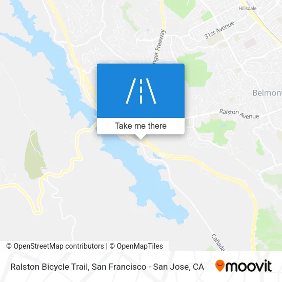 Ralston Bicycle Trail map