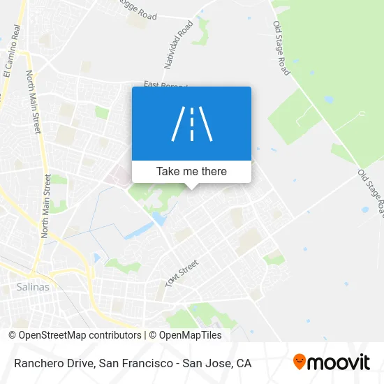Ranchero Drive map