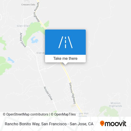 Mapa de Rancho Bonito Way