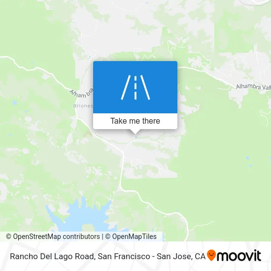 Rancho Del Lago Road map