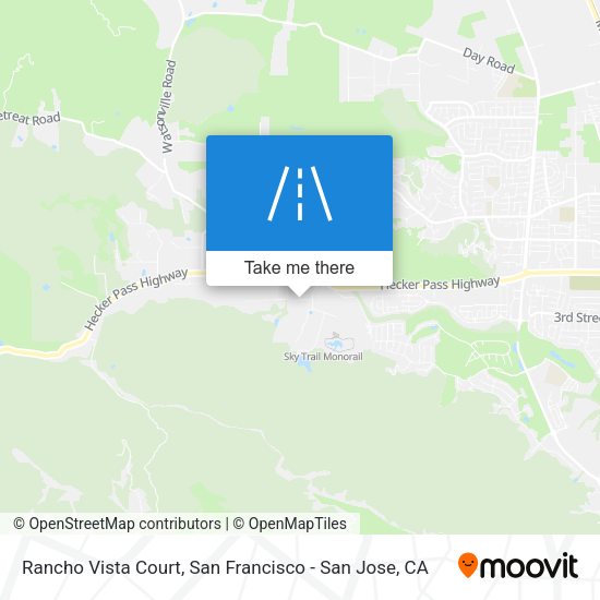 Rancho Vista Court map