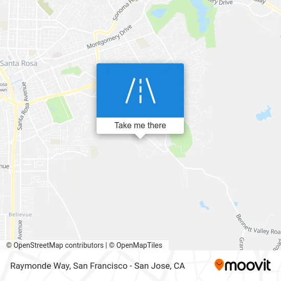 Raymonde Way map