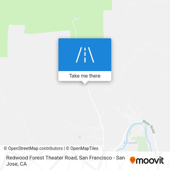 Redwood Forest Theater Road map