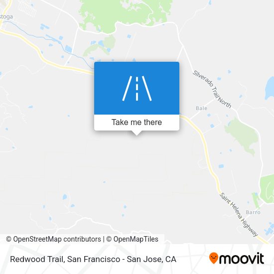 Mapa de Redwood Trail