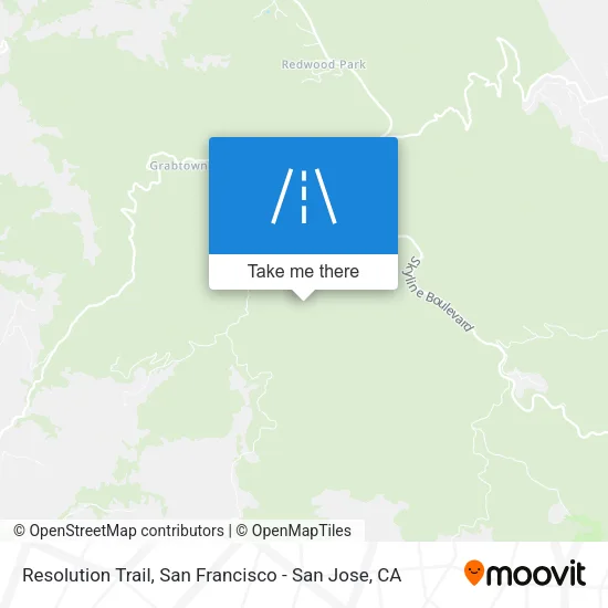 Resolution Trail map